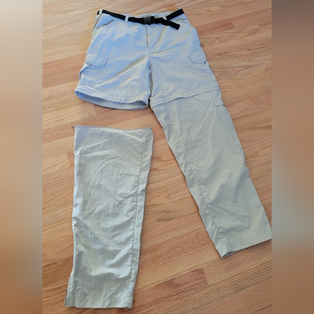Convertible Light Gray Hiking Pants